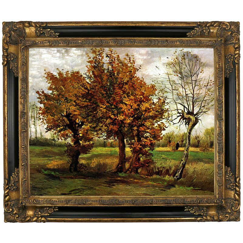 Astoria Grand Autumn Landscape With Four Trees By Vincent Van Gogh